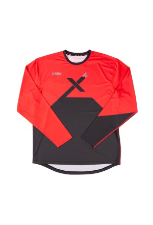 G-Form Pro-X4 LS Bike Jersey S - red