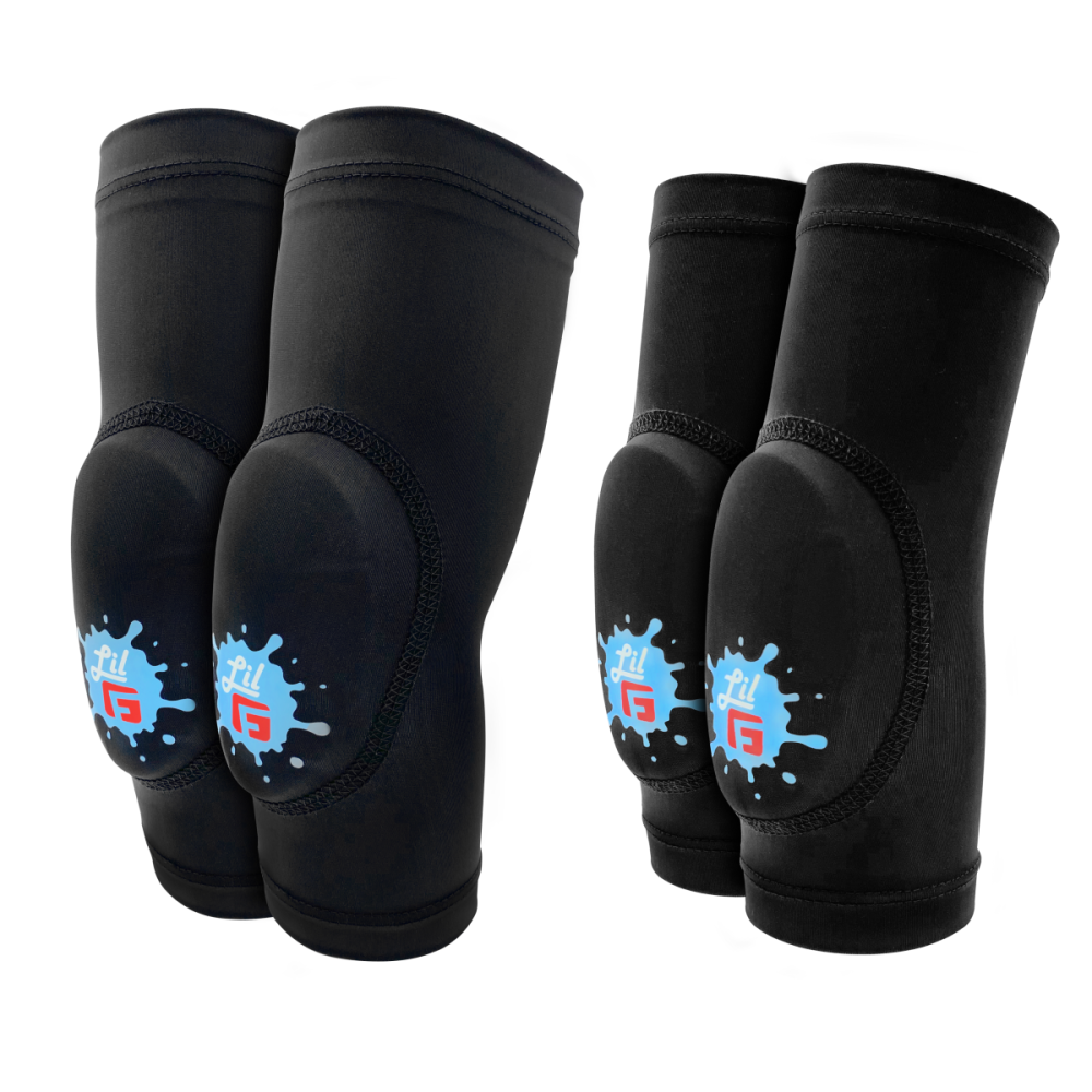 G-Form Kid's Lil'G Knee & Elbow Guards S/M, black,  S/M (2-3)