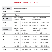 G-Form Youth Pro-X3 Knee Guards - S/M