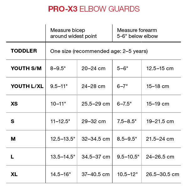 G-Form Youth Pro-X3 Elbow Guards - S/M